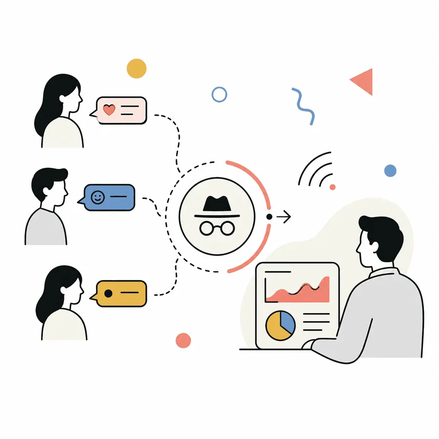 How anonymous pulse surveys work in AnonyMoose