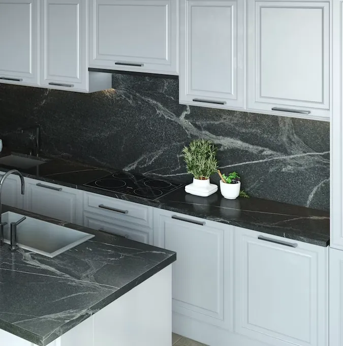 What goes into your island countertop