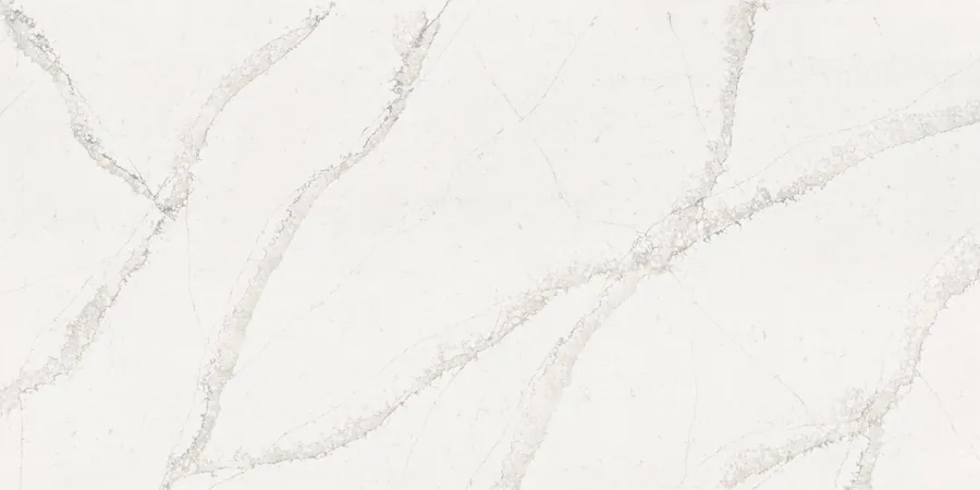 White marble-look countertops, built to fit your space