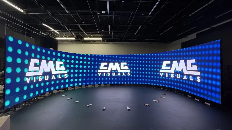 LED volume walls built around your set