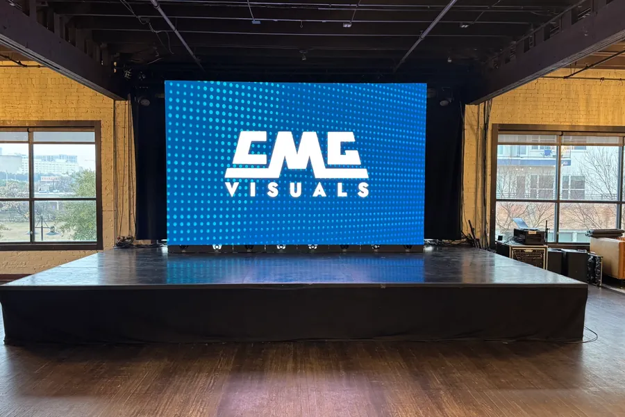 Stage LED screens for events, worship and studios
