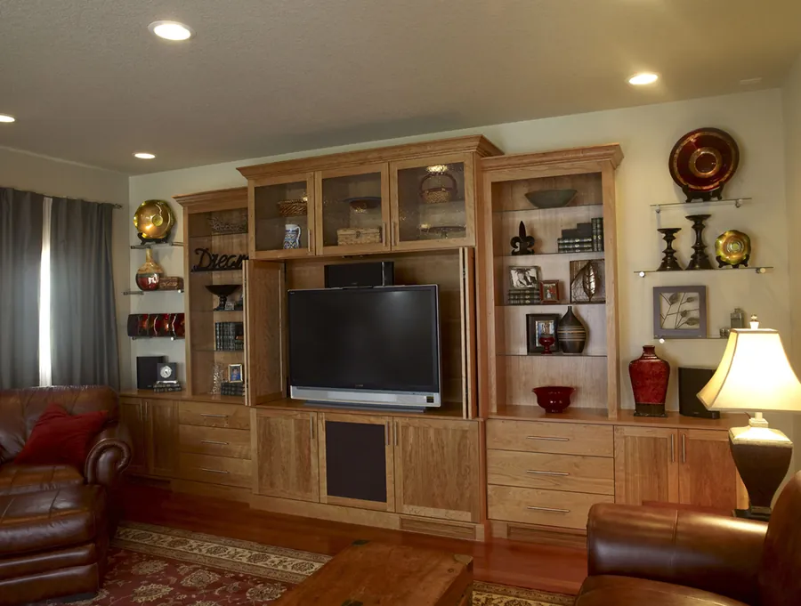 Built-in bookcases made to fit your room