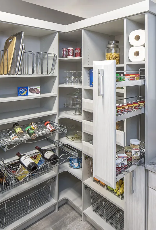 What goes into your pull-out pantry