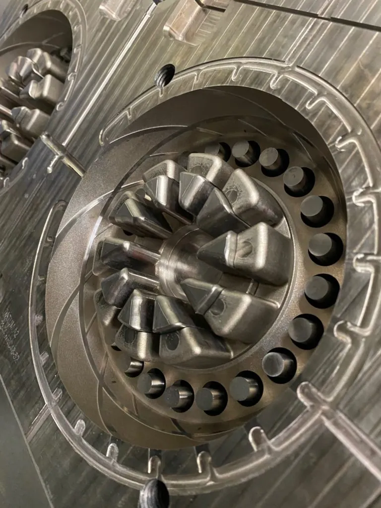 What custom injection molding with EVOK includes