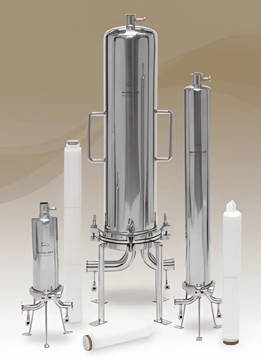Membrane cartridge filters, prefilters and housings