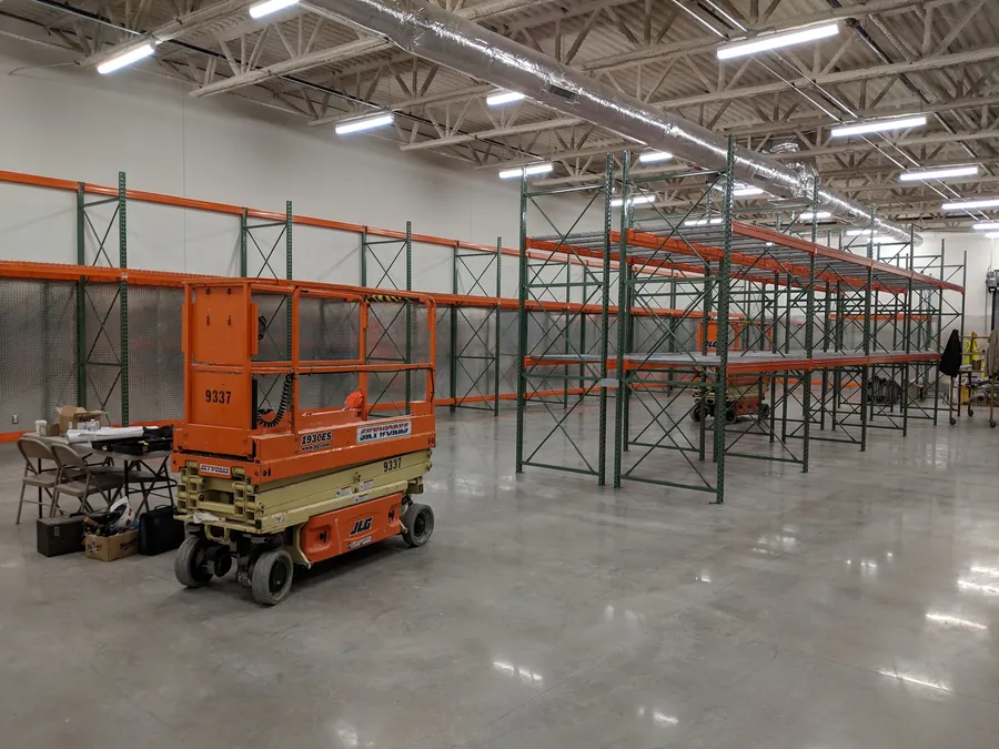 Pallet racking installation, teardown and reconfiguration