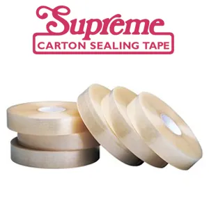 Three carton sealing tapes, one supplier
