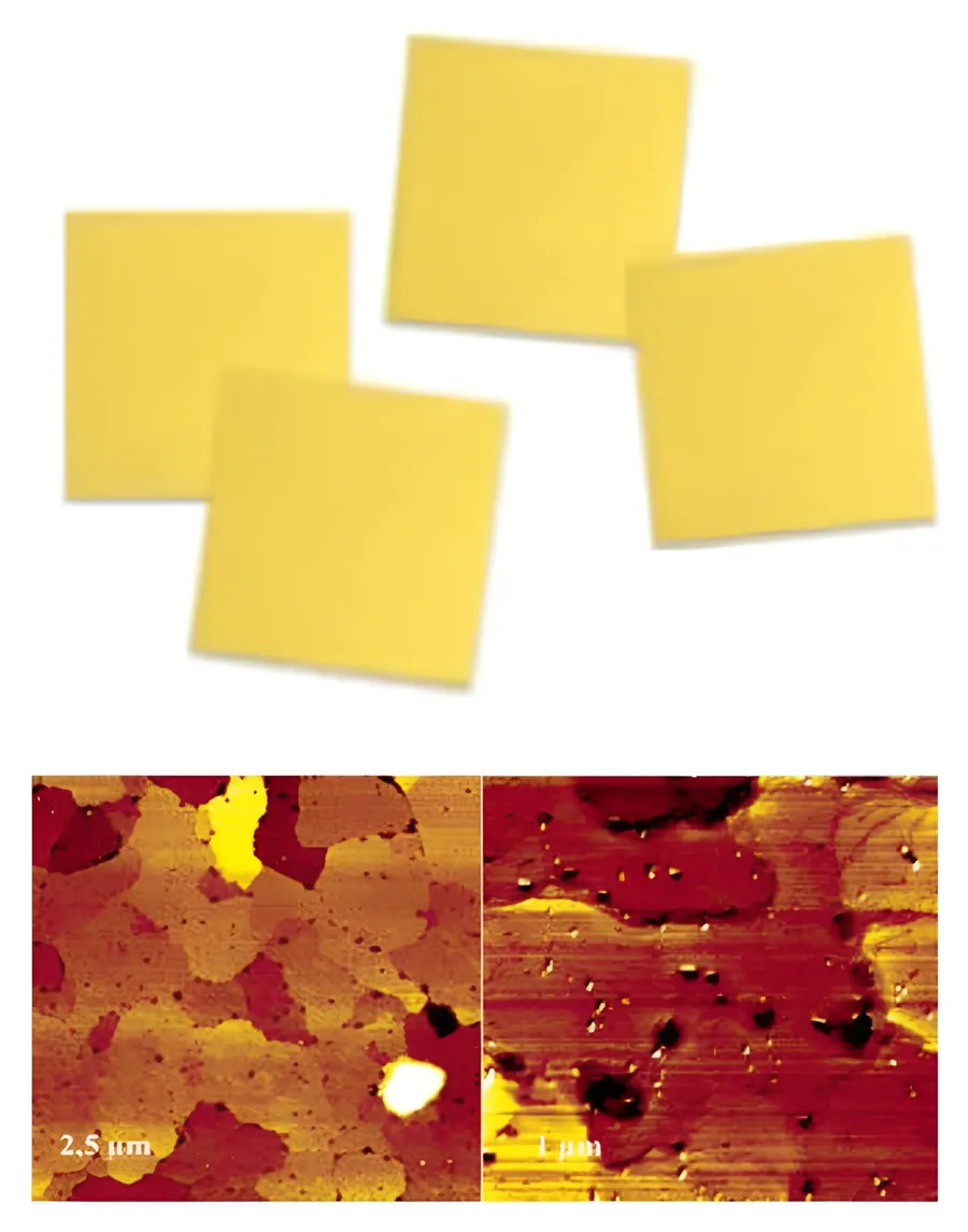 Mica substrates, discs and gold-on-mica