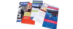 Table tent cards for restaurants, retail and events