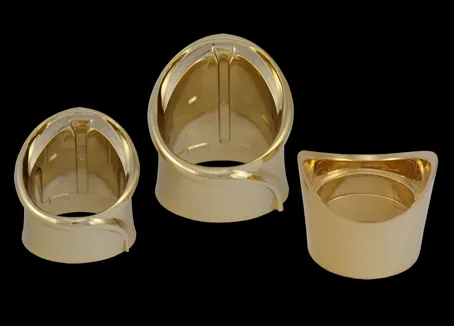 Gold PVD coating and gold finish options
