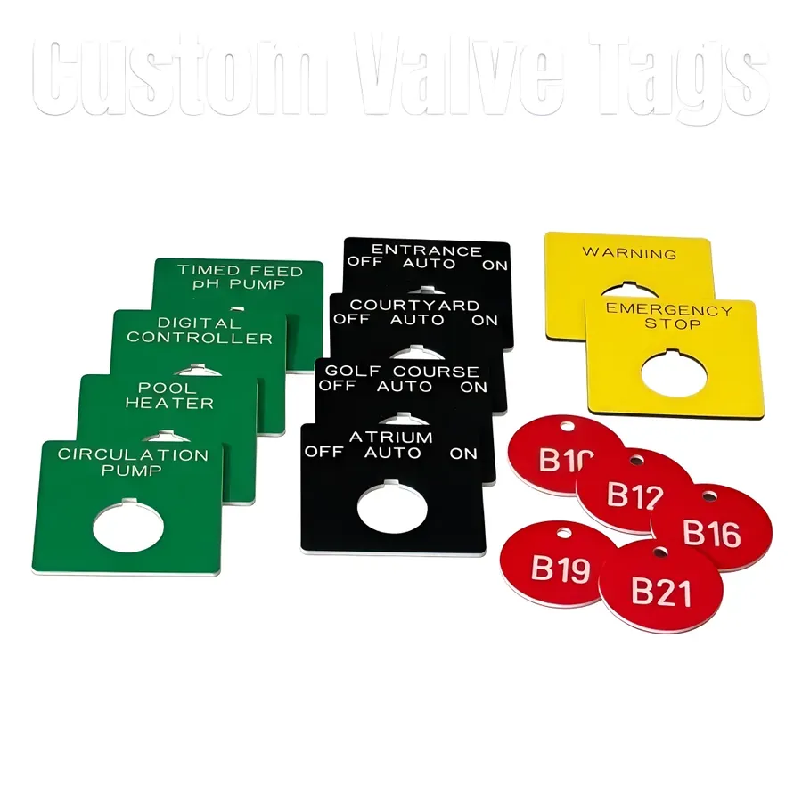 Blank tags and blank plates for engraving
