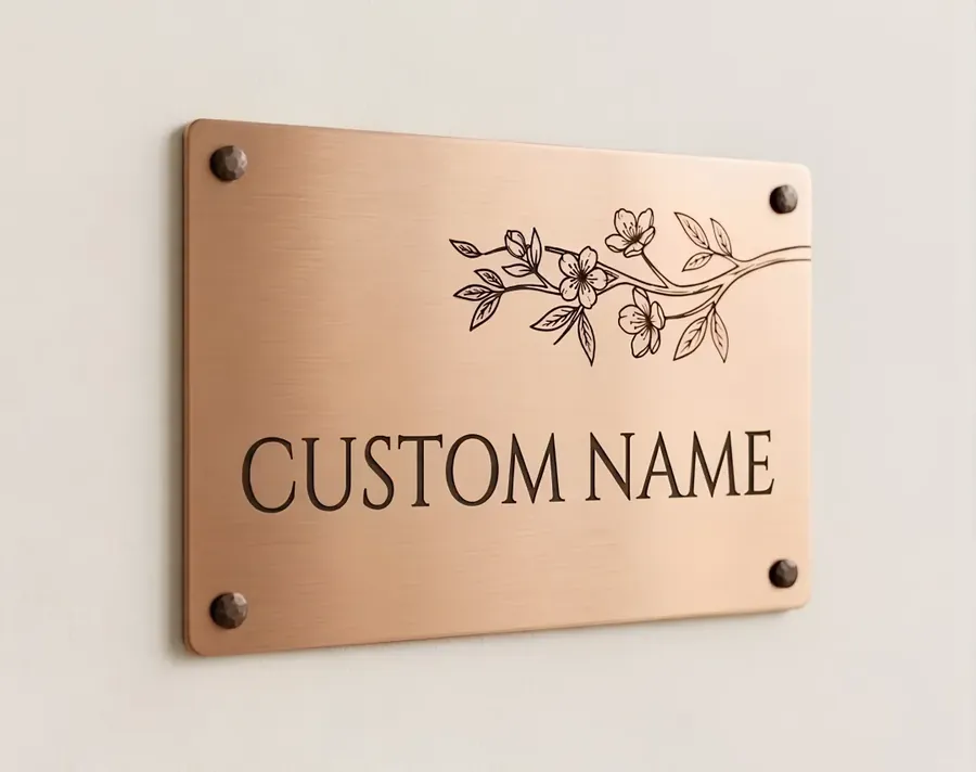 Engraved tags, name plates and valve tags