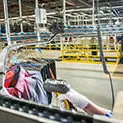 Inside the SoftSort hanging garment sorter