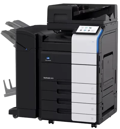 What you get with a bizhub A3 color multifunction printer