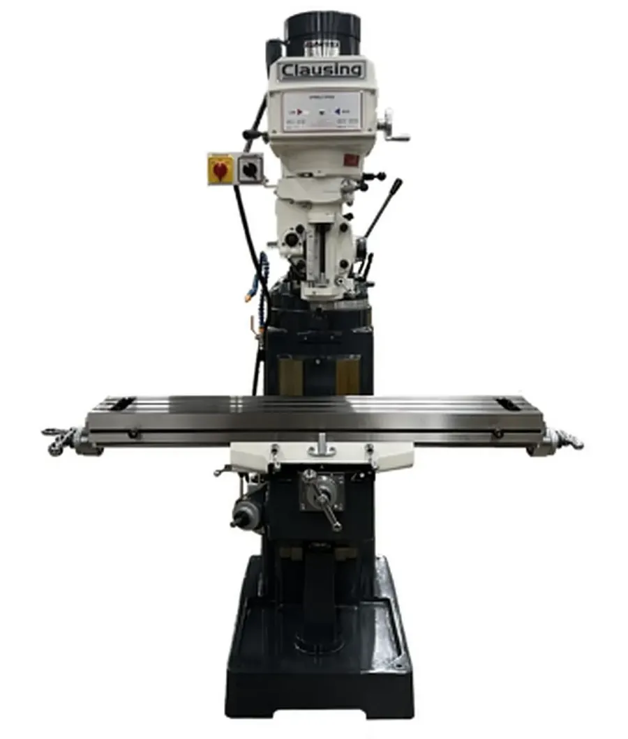 Specs on the Clausing 3VS08 manual knee mill